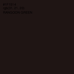 #1F1514 - Rangoon Green Color Image